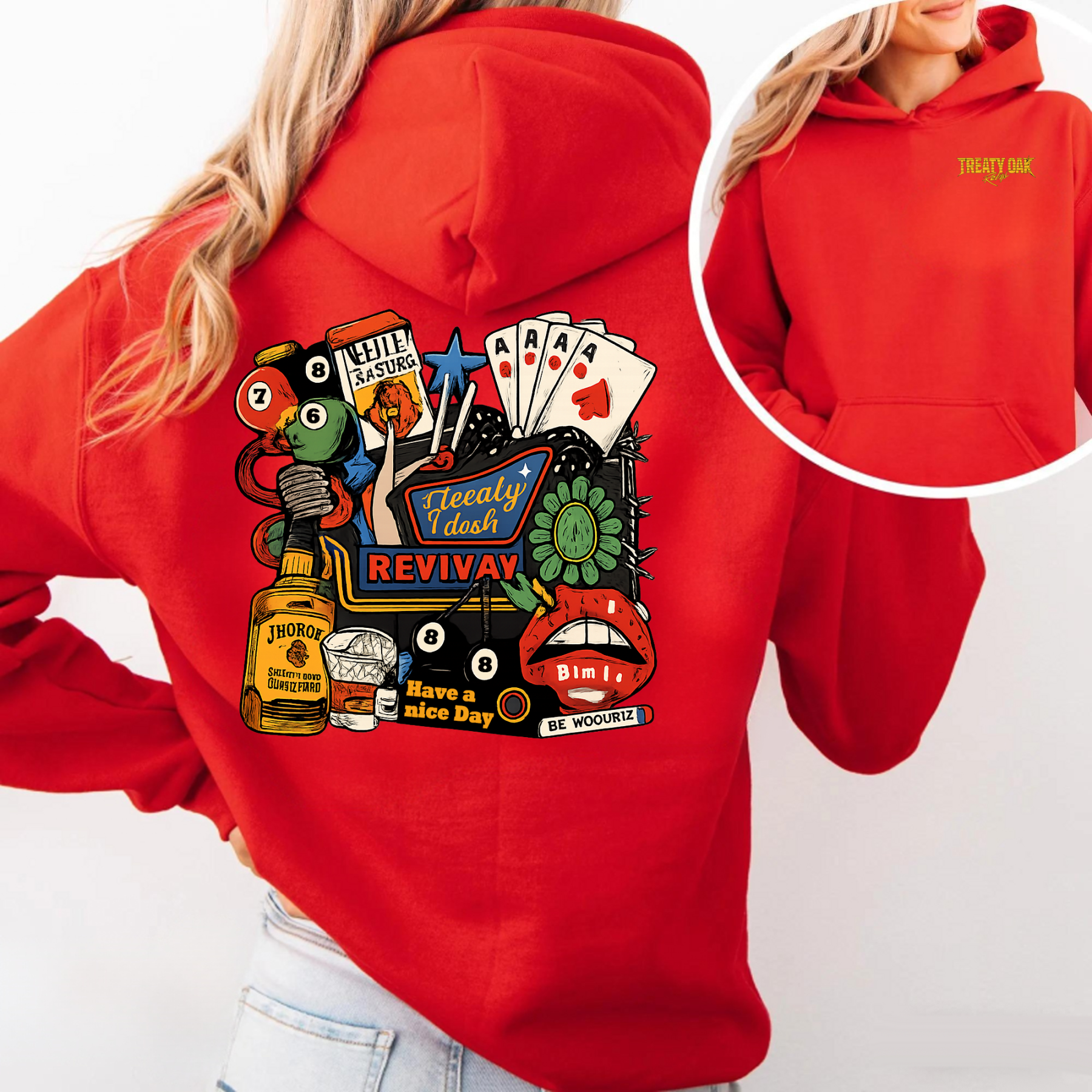 Treaty Oak Revival Double-sided Print Sweatshirt