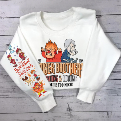 Christmas  Movie Characters Miser Brothers Sweatshirt