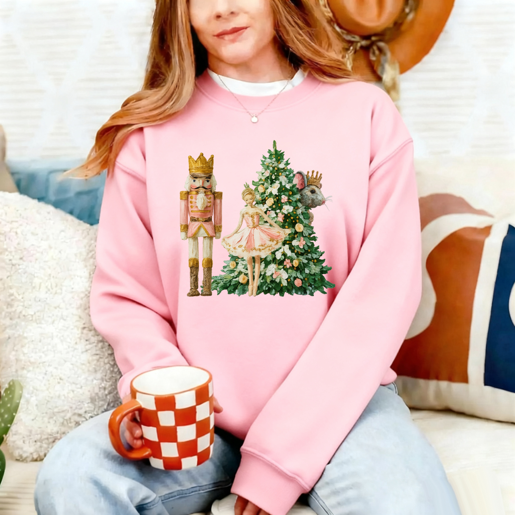 Vintage Christmas Painted Nutcracker Shirt 