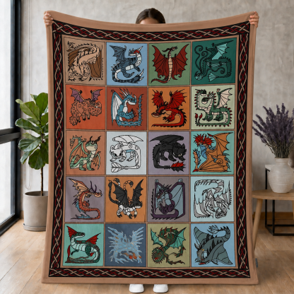 Fantasy Dragon Collection Blanket
