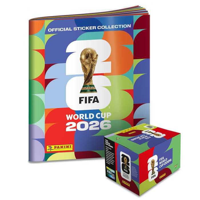 Official World Cup 2026 Sticker Collection – Album & Sticker Packets | USA/Canada/Mexico 48-Team Edition
