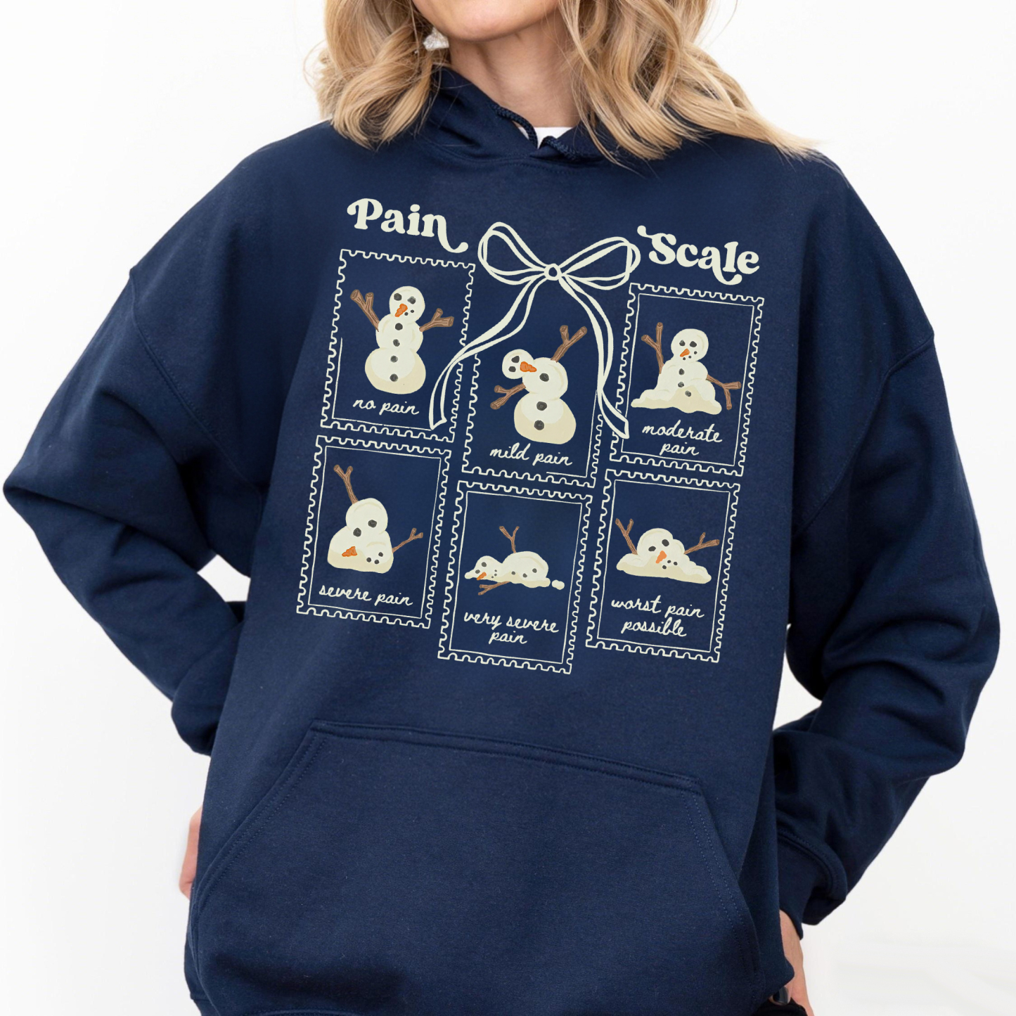 Funny Pain Scale Christmas Sweatshirt