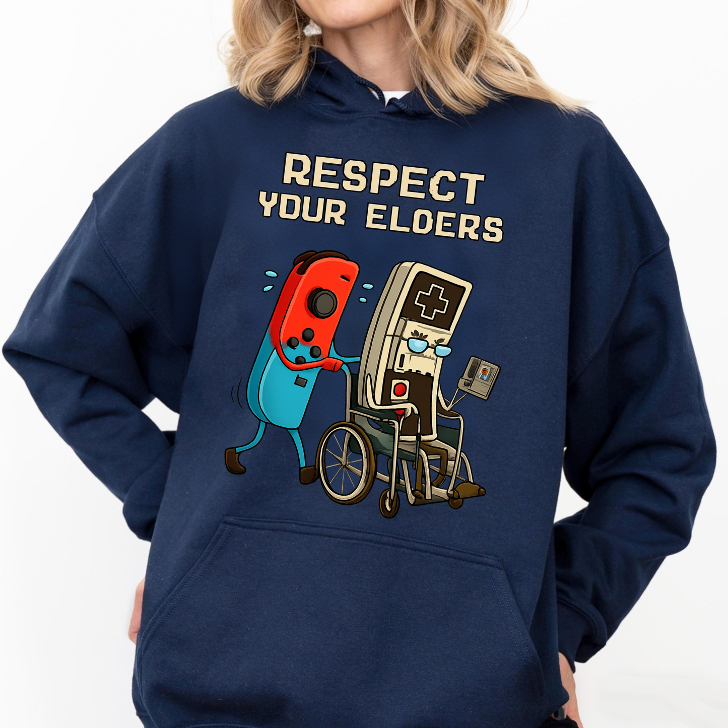 Respect Your Elders Control Retro Funny Shirt