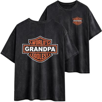 The World's Coolest Papa – Vintage Graphic Tee