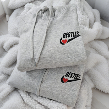Besties Embroidered Sweatshirt