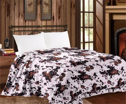  Super Soft Cow Print Blanket