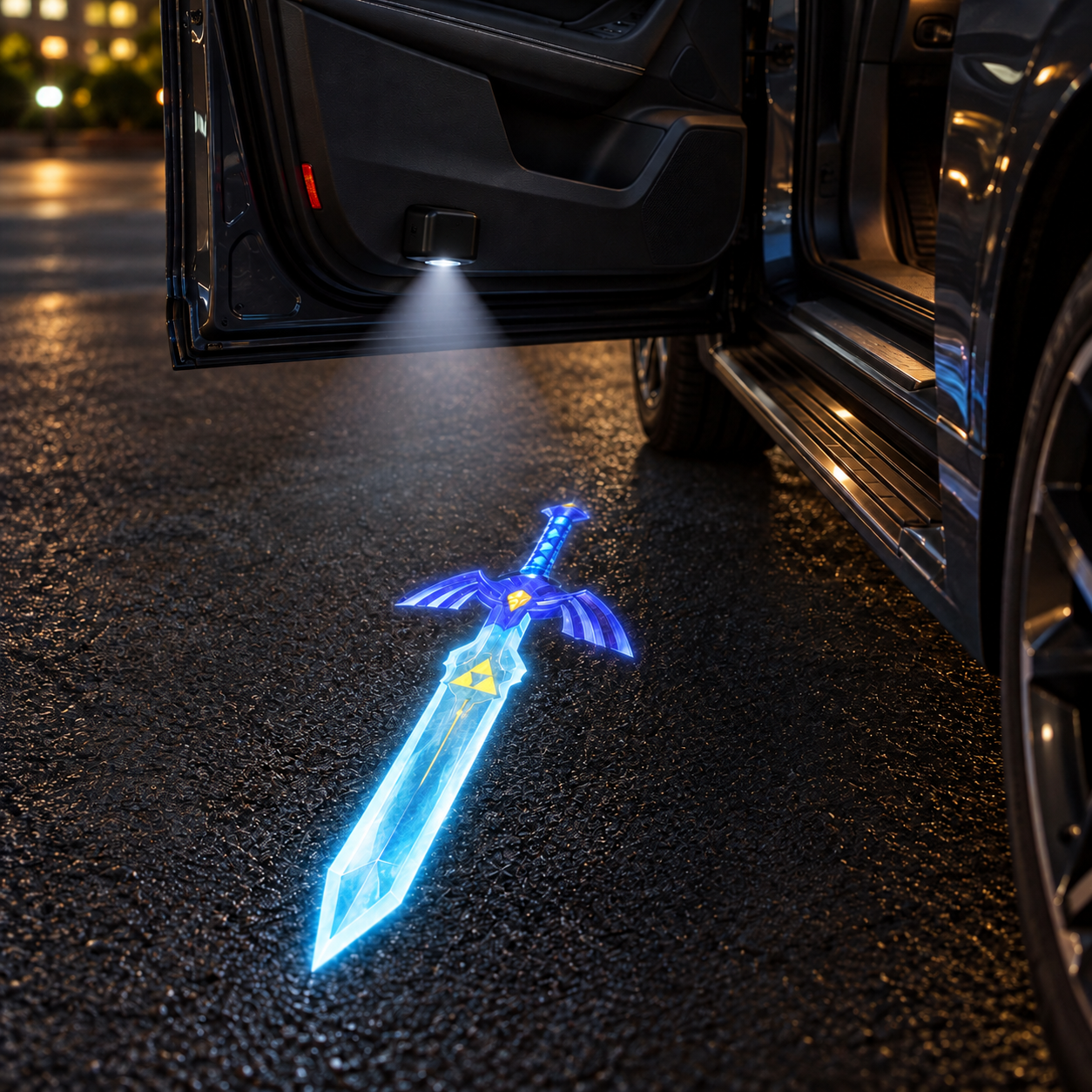 Fantasy Adventure Car Door Projector Lights – Heroic Symbol Welcome Lights
