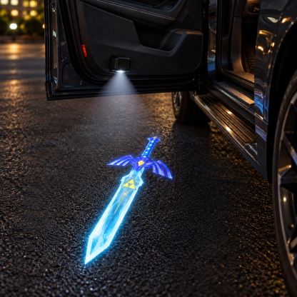 Fantasy Adventure Car Door Projector Lights – Heroic Symbol Welcome Lights