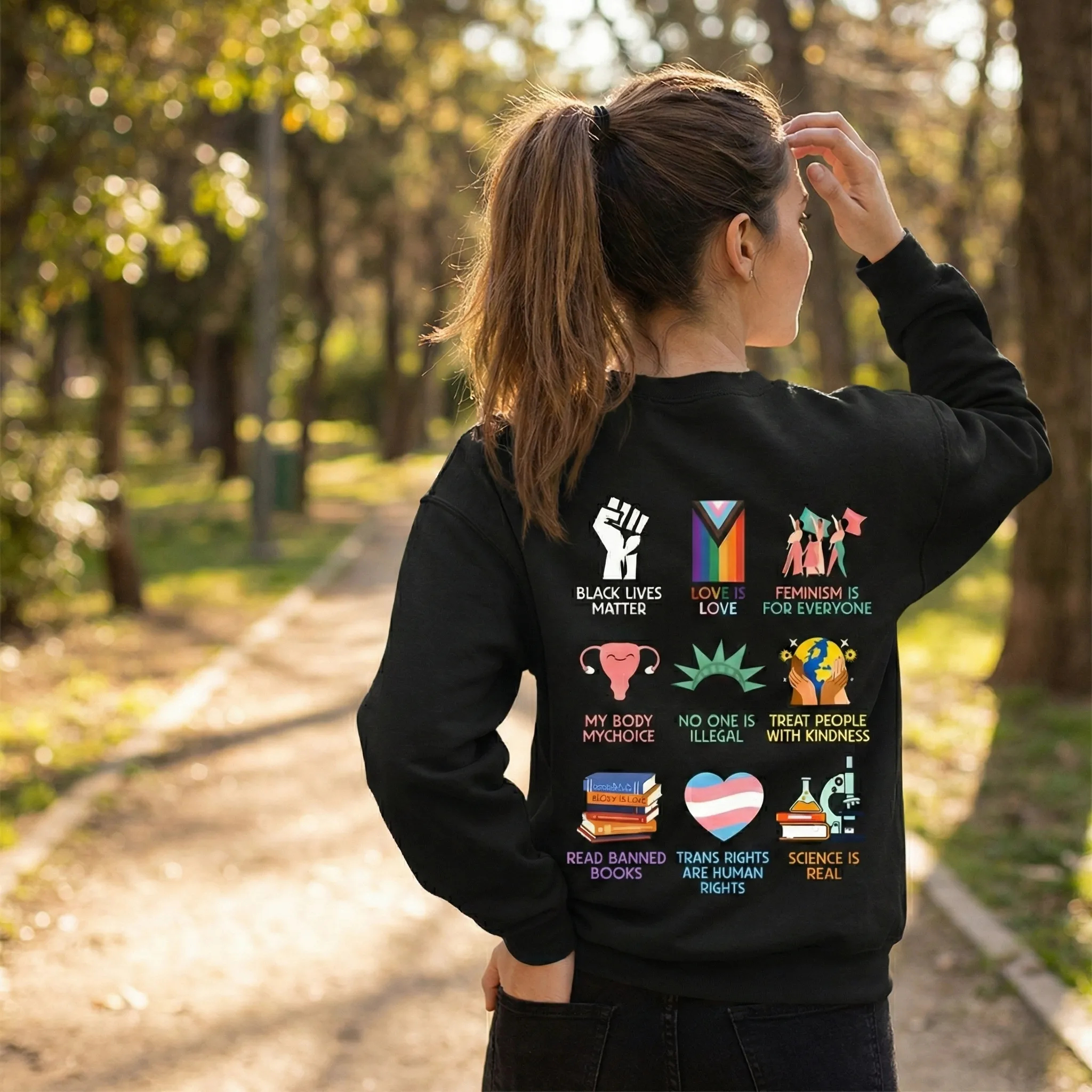 Big Fan of Human Rights Sweatshirt