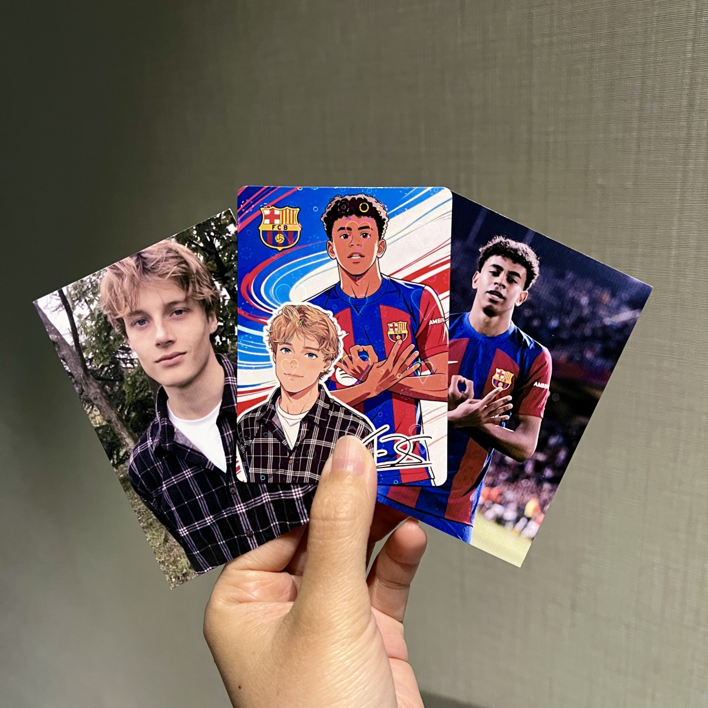 Anime Football Star Custom Trading Card – Personalized Fan Photo Collectible ⚽🎴✨