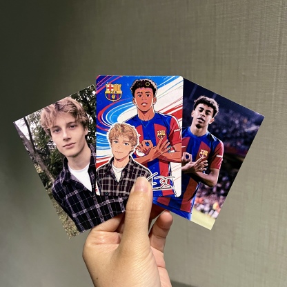 Anime Football Star Custom Trading Card – Personalized Fan Photo Collectible ⚽🎴✨