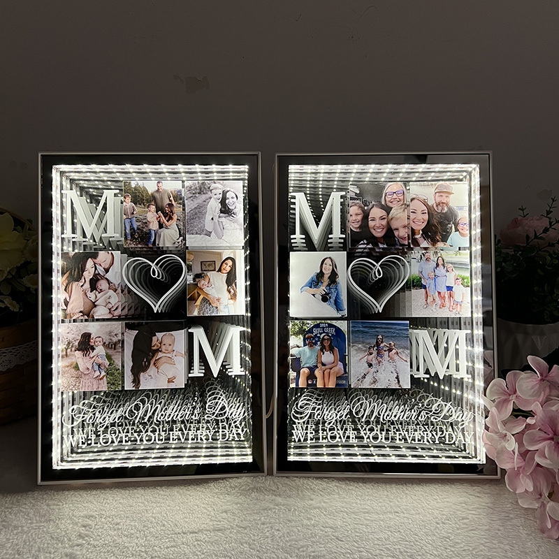 Custom Photo Infinity Mirror Light Box