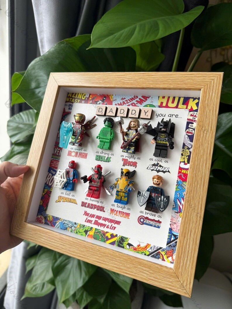 Brave Hero Frames - Custom Avenger Dad Gift Box