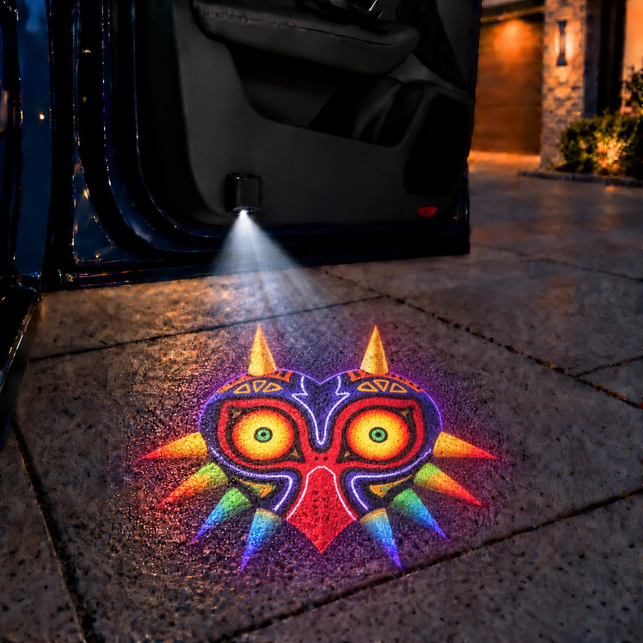 Fantasy Adventure Car Door Projector Lights – Heroic Symbol Welcome Lights