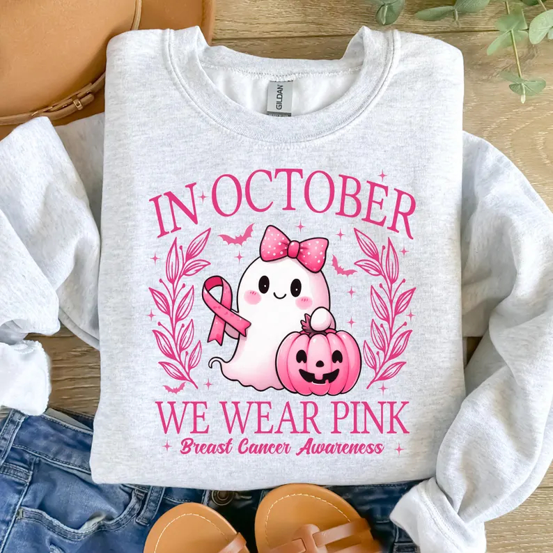 In October We Wear Pink T-shirt