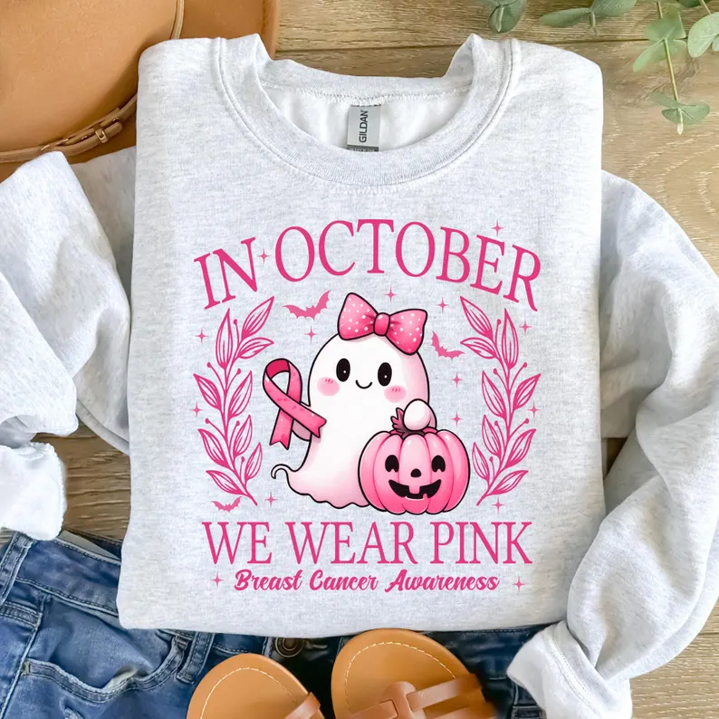 In October We Wear Pink T-shirt