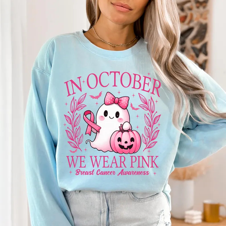 In October We Wear Pink T-shirt
