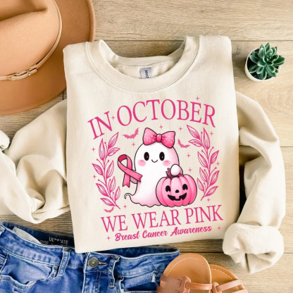 In October We Wear Pink T-shirt