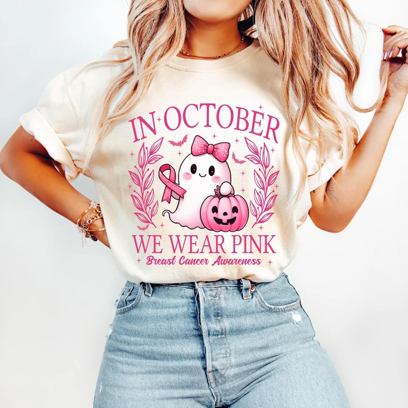 In October We Wear Pink T-shirt