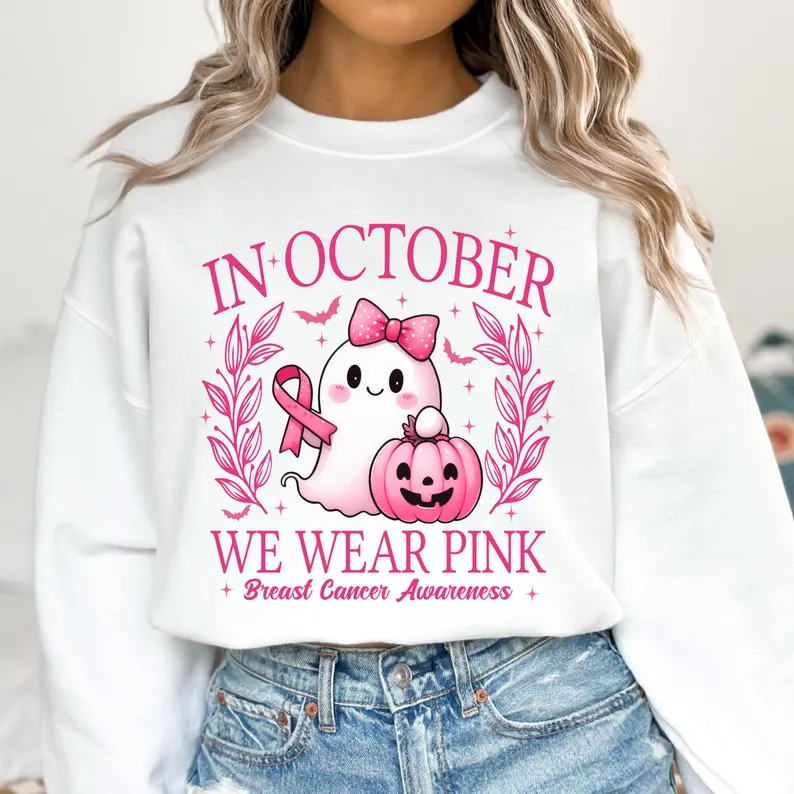 In October We Wear Pink T-shirt
