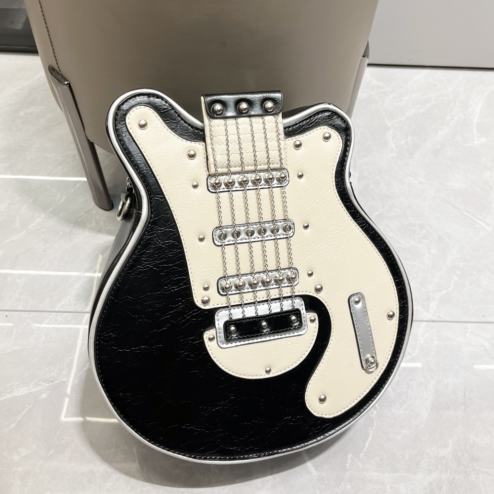 Guitar Crossbody Bag – Trendy Mini Shoulder Purse for Music Lovers