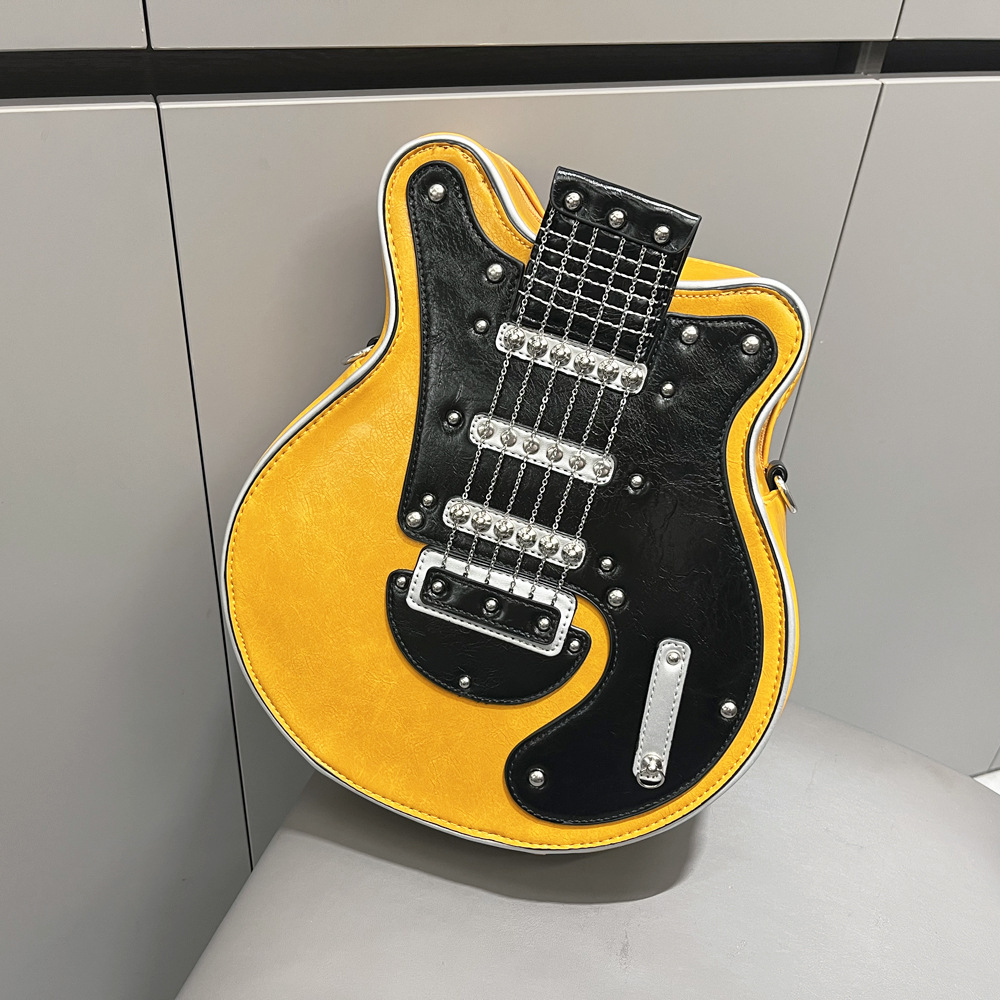 Guitar Crossbody Bag – Trendy Mini Shoulder Purse for Music Lovers