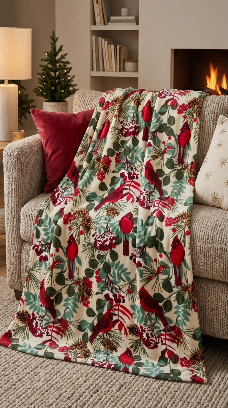 Soft & Cozy Christmas Nutcracker Throw Blanket