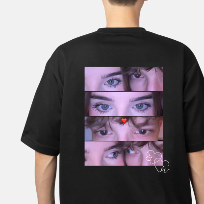 Personalized Eyes Shirt for Couple