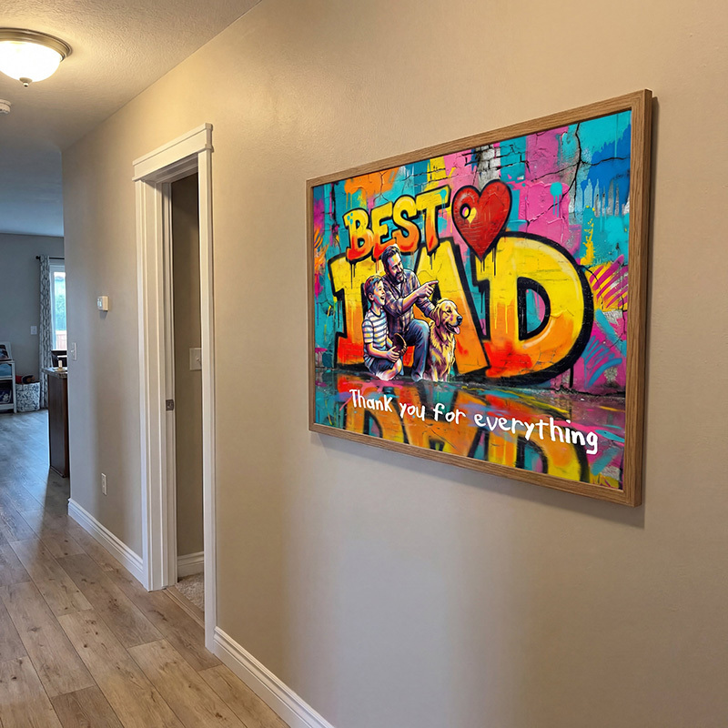 Personalized Poster Love DAD