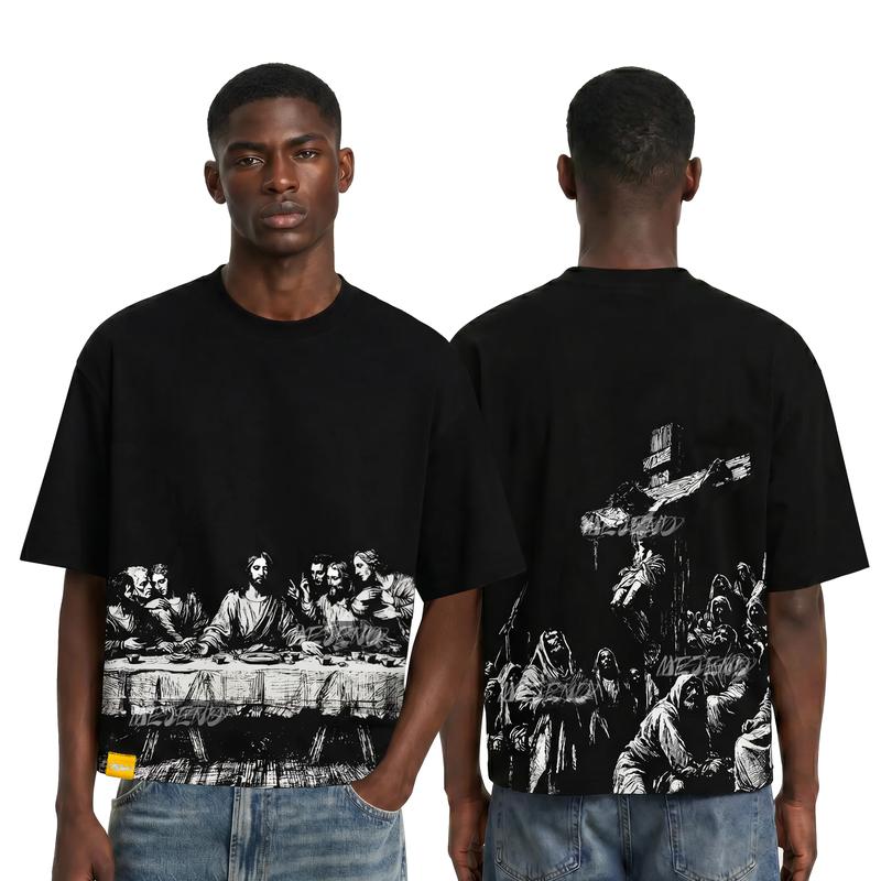 "The Last Supper" Jesus Print T-Shirt