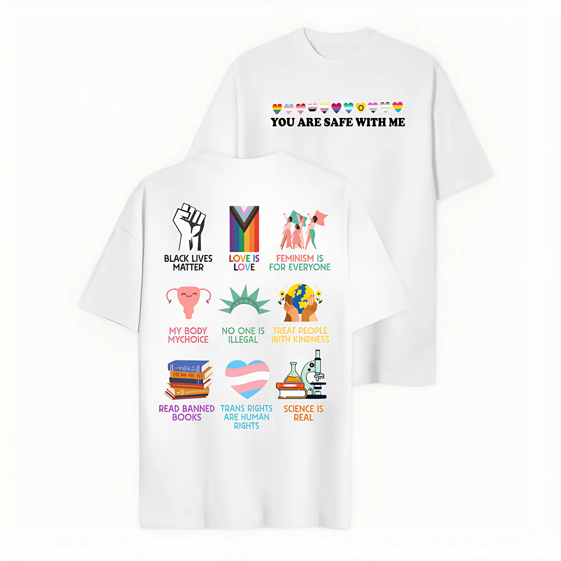 Human rights shirt, You are safe with me T-shirt/Sweatshirt/Hoodie