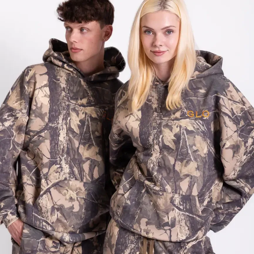 GLO Kingdom Essential Hoodie - Camo Collection | Comfortable Streetwear Hoodie for Daily Wear
