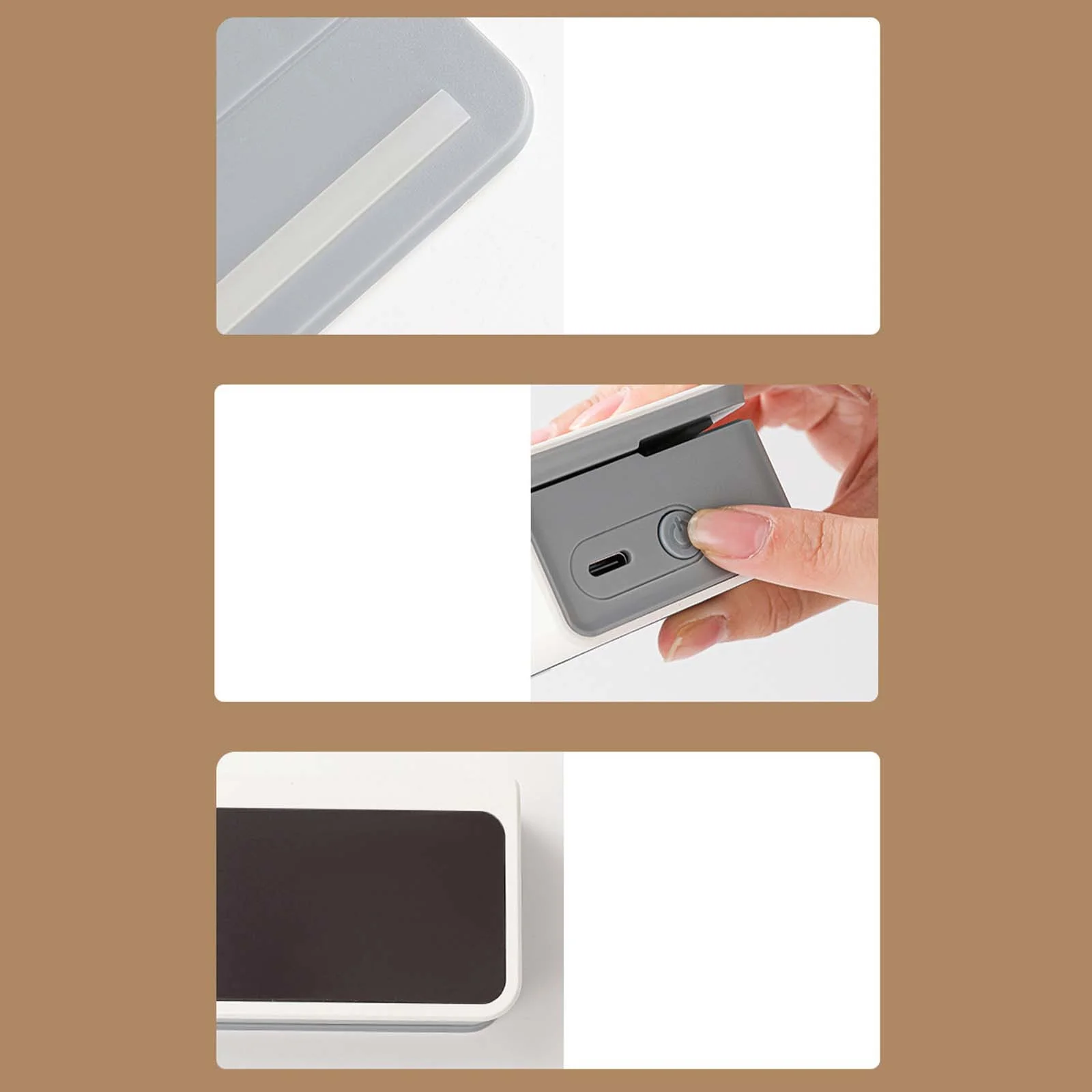 2-in-1 Rechargeable Mini Bag Sealer – Heat Sealer & Cutter with LED Display for Chips, Snacks & Mylar Bags