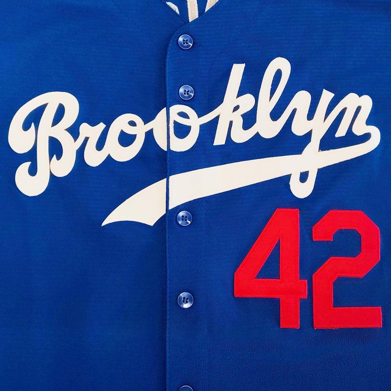 Brooklyn 42 Robinson Baseball Jersey – Legend Vintage with Embroidered Patches