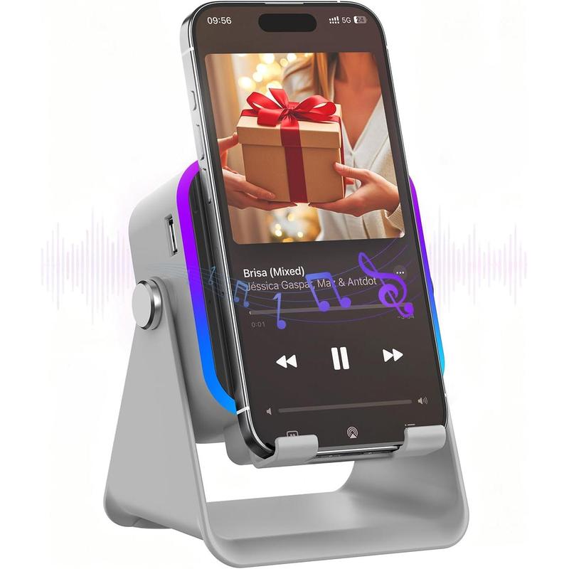 5-in-1 Multifunctional Phone Stand with Wireless Speaker