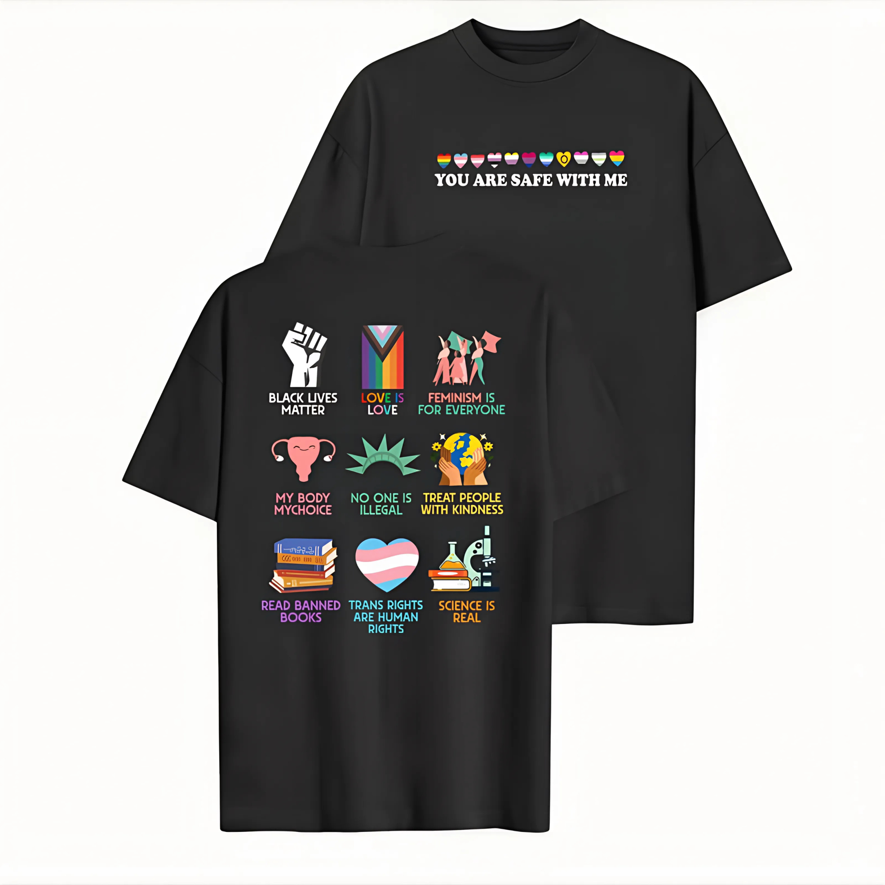 Human rights shirt, You are safe with me T-shirt/Sweatshirt/Hoodie