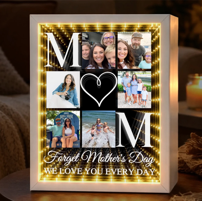 Custom Photo Infinity Mirror Light Box
