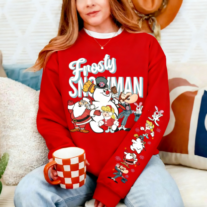 Vintage Frosty The Snowman Cartoon Movie Sweatshirt