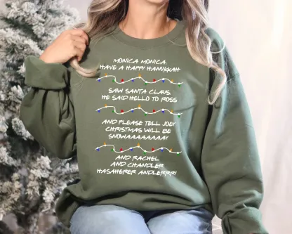 Monica Hanukkah Christmas T-shirt