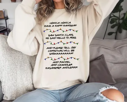 Monica Hanukkah Christmas T-shirt