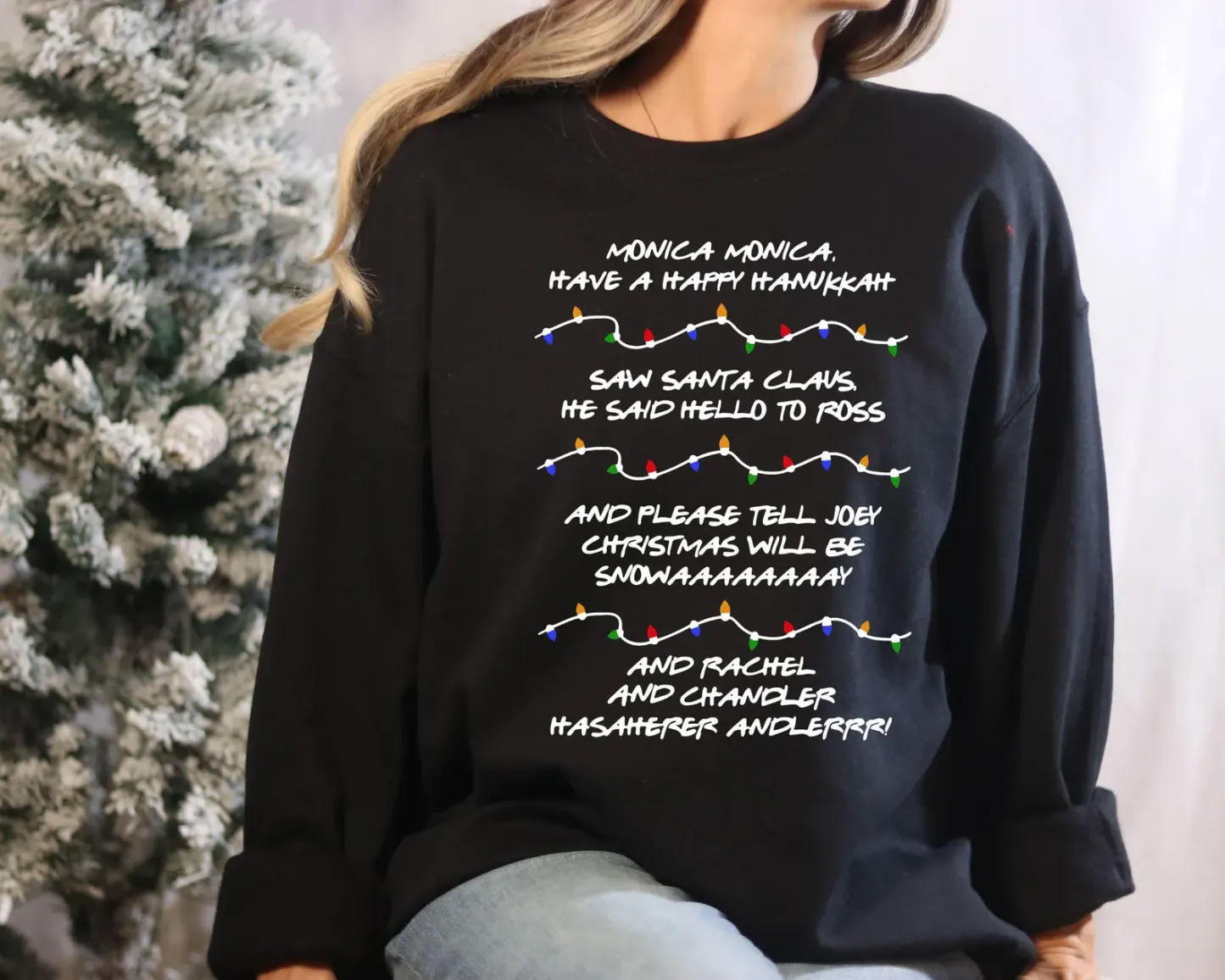 Monica Hanukkah Christmas T-shirt