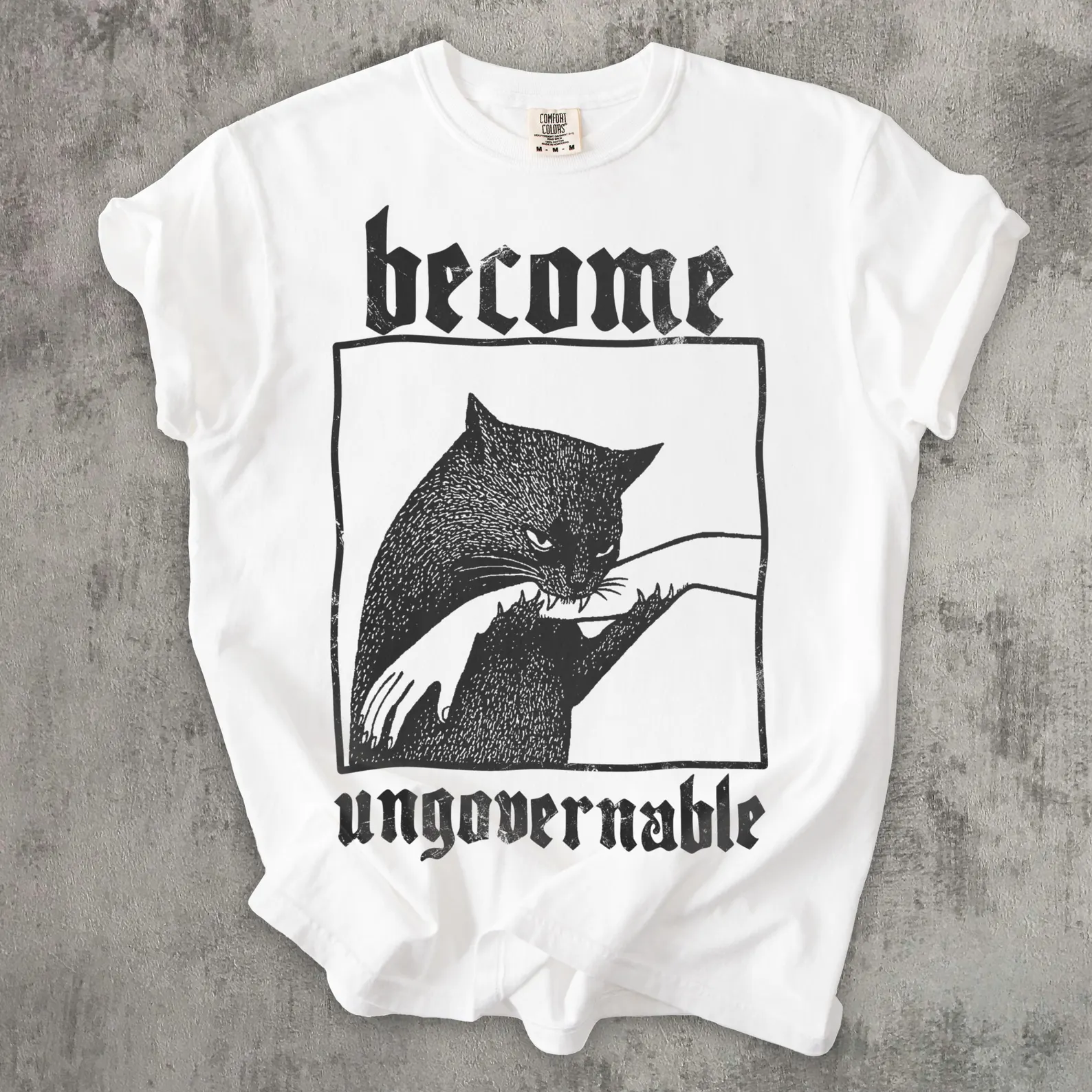 Become Ungovernable Funny Cat T-Shirt 