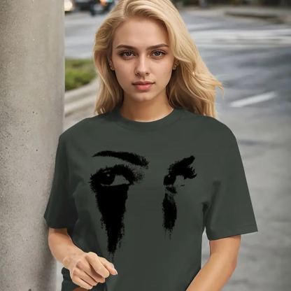 Y2K Vintage Portrait T-Shirt - Retro Graphic Tee