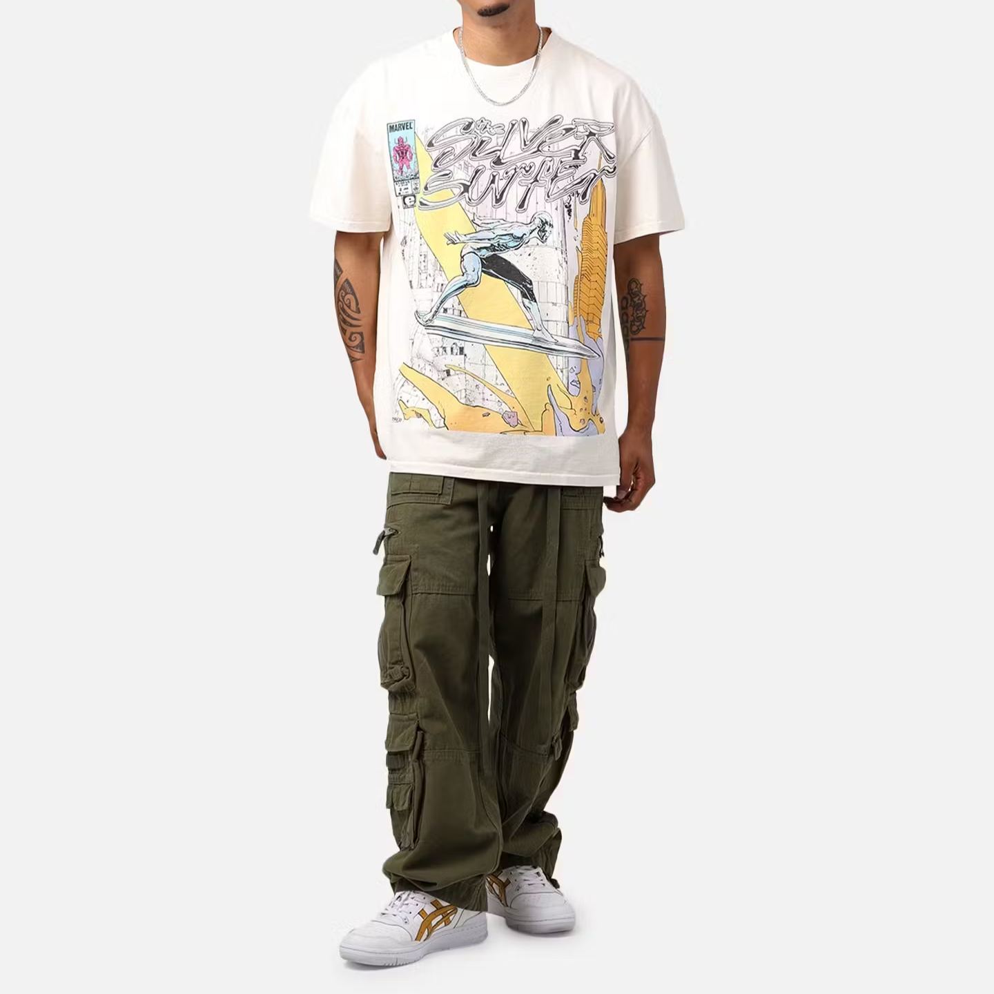Marvel Silver Surfer Heavyweight T-Shirt