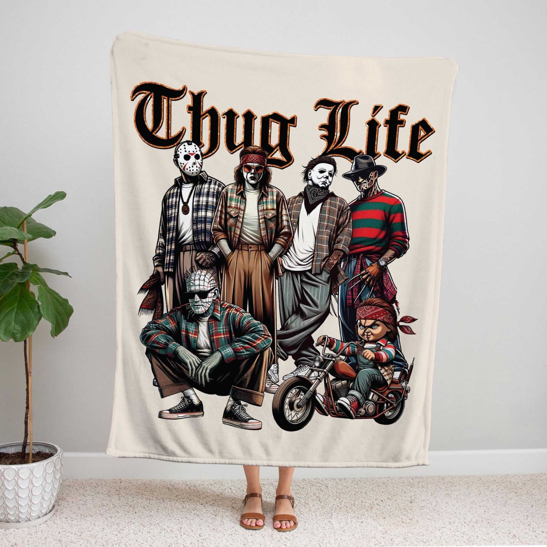 [Copy]Spooky Halloween Throw Blanket