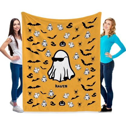 [Copy]Personalized Halloween Monster Blanket