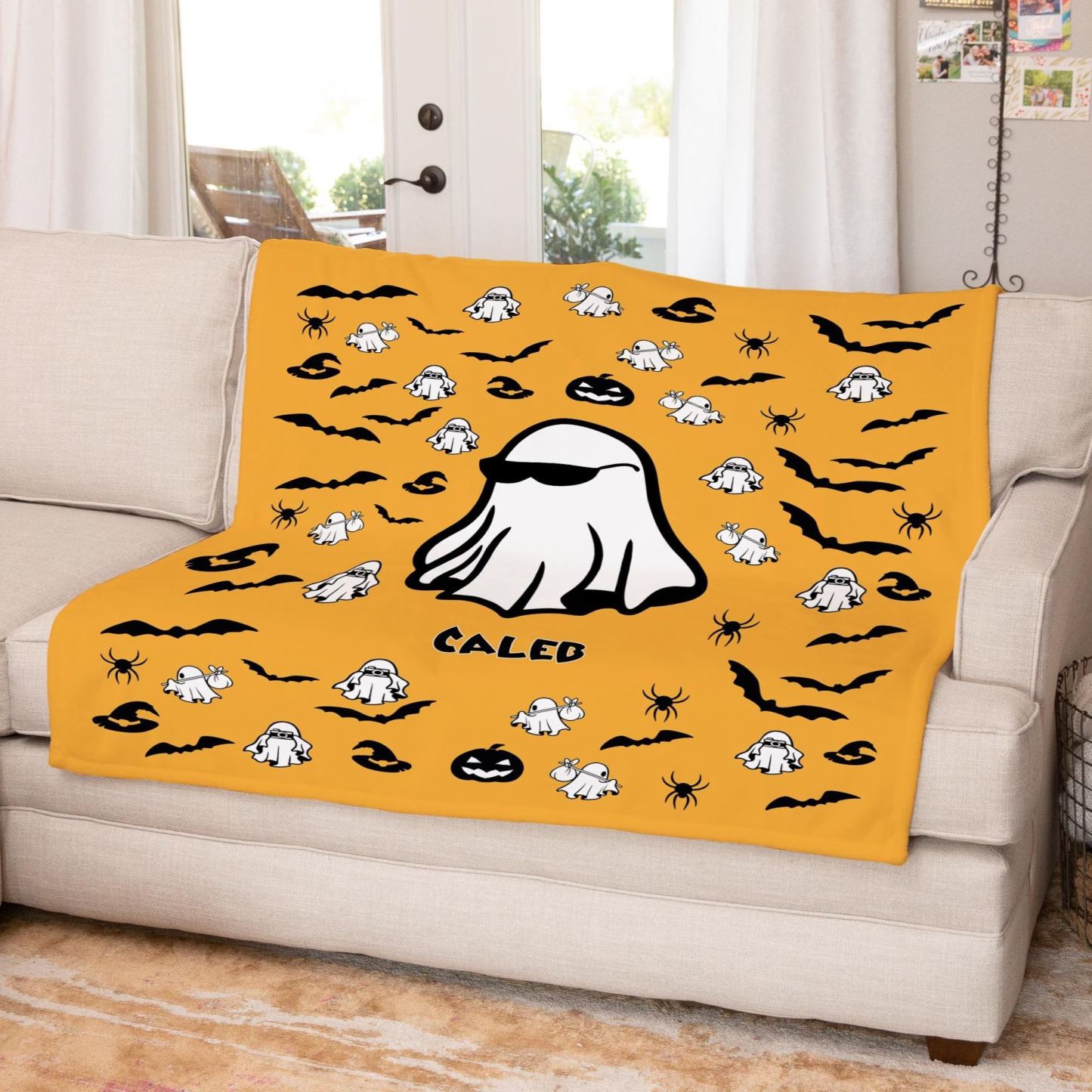 [Copy]Personalized Halloween Monster Blanket