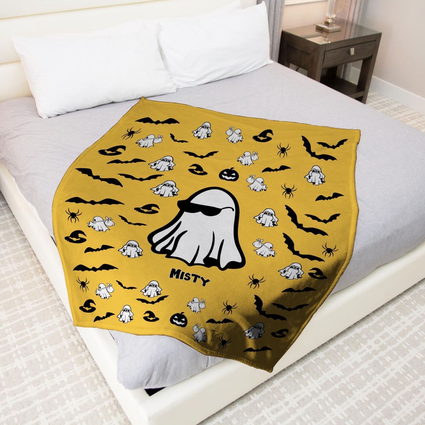 [Copy]Personalized Halloween Monster Blanket