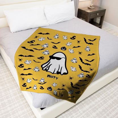 [Copy]Personalized Halloween Monster Blanket