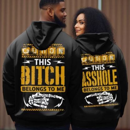 This AsleBch Belongs To Me Long Sleeve Hoodie